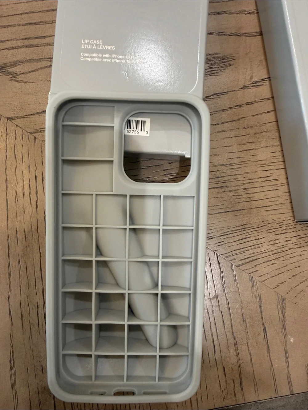 RHODE silicone lip-case phone case in pale sage